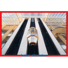 Gearless Motor with Vvvf Control Panoramic Elevator Lift